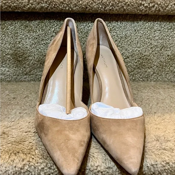 Ann Taylor Shoes Ann Taylor Azra Suede Pumps In Posh Camel